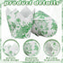 Gerrii 200 Pcs Green Flower Tulip Cupcake Liners Paper Baking Cups Cupcake Wrappers Tea Parties Mini Muffin Case Trays for Wedding Bridal Party Ba...