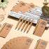 25 Sets Family Reunion Favor Family Appreciation Bamboo Pen Gift Inspirational Ballpoint Pen with Remembering Our Roots Greeting Card Family Reuni...