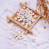 Cheriswelry 50g/360pcs Flat Round Letter Alphabet Beads with Gold Letter M Acrylic Disc Coin Pony Bead Spacers for Jewelry Kandi Bracelet Necklace...