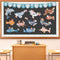 90Pcs Sea Animal Birthday Bulletin Board Set Classroom Decorations Under The Sea Happy Birthday Chart Cutouts Ocean Theme Calendars Bulletin Wall ...