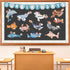 90Pcs Sea Animal Birthday Bulletin Board Set Classroom Decorations Under The Sea Happy Birthday Chart Cutouts Ocean Theme Calendars Bulletin Wall ...