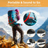 2Pack Portable Mini Speaker, Bluetooth Tiny Speaker, Wireless Mini Speaker for Shower, Room, Bike, Rechargeable Battery, Built-in Microphone, Cute...