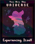 Posterizer 1 pcs-You are the universe-colorful aesthetic retro art-Abstract & Modern Art-Motivational & Inspirational Art-Living Room Bedroom Deco...