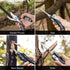 BIBURY Gardening Hand Pruners, 5 in 1 Multitools Folding Scissors 420 Stainless Steel Pruning Shears Bonsai Cutters for Tree Trimmers Secateurs,Ga...