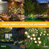 Solar Garden Lights - New Upgraded 4 Pack 40 LEDs Solar Outdoor Decorations Lights, Solar Firefly Lights Waterproof Solar Swaying Garden Decorativ...