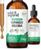 Ginkgo Biloba Tincture - Brain Supplements for Focus w/Organic Ginkgo Biloba - Ginkgo Biloba Drops for Brain Support - Focus Supplement w/Ginkgo B...