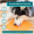 LickiMat X Large Breed Soother Dog Lick Mat Dog Calmer Slow Feeder, Anxiety Reliever Alternative to Puzzle Toys, Slow Feeding Bowls. Use Peanut Bu...