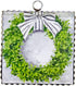 The Round Top Collection - Gallery Boxwood Wreath Mini- Metal/Wood...