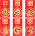36pcs Chinese Red Envelopes, 2024 Packets Hong Bao Lai See New Year of Dragon Lucky Money Pocket Bag for Chinese Lunar Year Spring Festival Weddin...