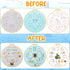 Ponpon 3 Sets Embroidery Kit for Beginners, Embroidery Kit for Adults with Follow Instruction, Cross Stitch Kits with Wooden Embroidery Hoops (Stl...