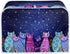 Colorful Cats Pattern Toaster Cover 2 Slice Small Appliance Covers Organizer Toaster Bag Bread Maker Cover Washable Toaster Oven Cover, S...
