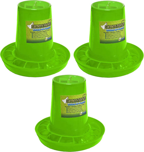 (3 Pack) Chicken Ware 15025 Chick-N-Feeder Bird Feeders, Size Small...