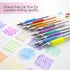 BAZIC Scented Glitter Neon Metallic Gel Pen, 24 Color Smooth Writing for Drawing Coloring Greeting Card Art Christmas Gift (24/Pack), 1-Pack...