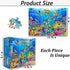 Puzzles for Kids Ages 4-6 6-8 Year Old - Underwater World - 100 Pieces for Kids Cool Ocean Scene Jigsaw Puzzle for Toddler Children Learning Educa...