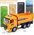Race Remote Control Dump Truck - RC Construction Vehicles with LED Lights and Simulation Sound Rechargable Hydraulic Car for 6 7 8 9 Year Old Boys...