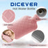 Hot Water Bottle with Soft Cover, 2L Hot Water Bag, Hot and Cold Therapies for Sore Muscles, Menstrual Cramps, Neck and Shoulder Pain Relief, Grea...