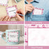 9 Pieces Summer Flamingos Sticky Notes 3x3 Inch Adhesive Summer Flamingos Memo Notes Self-Stick Note Pads for School Office Home Supplies Students...