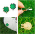 2 Pcs Clover Golf Ball Marker with Golf Hat Clip for Women...
