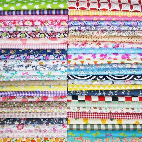 Cotton Fabric Squares Misscrafts 25pcs 30 x 30cm Quilting Fabric Bundle Patchwork Pre-Cut Quilt Squares for DIY Sewing Scrapbooking Quilting Dot P...