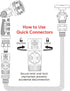 Eden 93218 Premium Garden Connect with Shutoff Valve and Water Stop & Lock Feature Quick Release Kit Hose Fittings and Adapters, (3 Sets/ 9 Pc)...