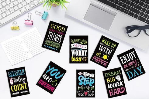 24PCS Mini Inspirational Notebooks Party Favors - Motivational Journals Pocket Notepads Bulk for Appreciation, Graduation?Office Gifts Party Suppl...