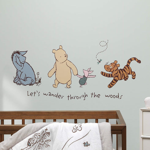 Lambs & Ivy Storytime Pooh Wall Decals - Beige, Animals, Disney, Bear...