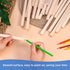 30 Pieces Balsa Wood Sticks 1/2 x 1/2 x 12 Inch Wood Strips Balsa Square Wooden Dowels Hardwood Unfinished Wood Sticks for Crafts DIY Projects Mod...