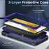 LeYi for Samsung Galaxy S22 Case: with 2 PCS Screen Protector, Heavy Duty 3 in 1 Samsung S22 Case, Military Grade Shockproof Phone Case Cover for ...