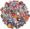 Lot of 30,50,100 pcs Random Sports Ball Shoe Charms Kids Boys Girls Shoe Decoration for Party Gifts...