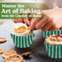 Regency Wraps Greaseproof Professional Grade Baking Cups, Pack of 40, Standard Liners, Green/White Stripe, for Cupcakes, Muffins, Candy, Non Stick...