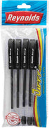 Reynolds Jiffy 0.5mm Needle Point Gel Pens Black Ink - Pack of 40 (Ship From India)...