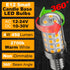12V E12 LED Candelabra Bulb 40Watt Equivalent Warm White 2700K 4W 450Lm Low Voltage AC12-24V/DC10-30V for RV Camper Marine Boat Cabin Patio Landsc...
