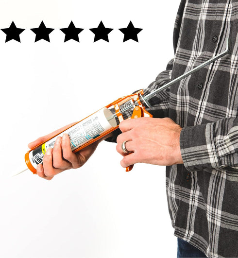 Heavy Duty Caulk Gun for Construction and Home Improvement - Dripless Caulk Gun, Hand Caulking Guns, Caulking Gun, Caulk Gun for Silicone, Gun Cau...