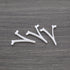 12pcs Pool Butterfly Clip V Clip Pool Attachment Clip for Skimmer Net Leaf Rake Brush Pool Supply Vacuum Head White Resin 5.3x4cm...