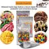 4"x 6" 30 Packs Mylar Bags For Food Storage, Mylar Bags With Window, Freeze Dried Candy Bags, Reusable Storage Bags For Food, Mylar Food Storage B...