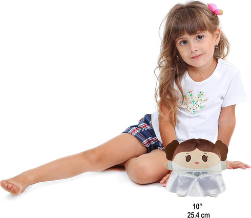 Star Wars Cuutopia Plush Princess Leia, Soft Rounded Pillow Doll, Collectible Toy Gift Inspired by the Fan-Favorite Character, 10-inch...