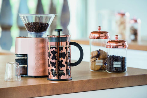 Bodum Chambord Classic Sugar and Creamer Set, 2pcs, Glass, Copper...