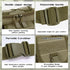 Tactical Fanny Pack, Military Outdoor Waist Bag Belt Packs Hip Bumbag Utility Bags with Adjustable Strap for Cycling Hiking Hunting (Green)...