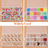 Extra Large 18 Grids Bead Storage Container Tackle Box, Bluedale Plastic Craft Organizer Compartment Box with Dividers for Jewelry, Art DIY, Washi...