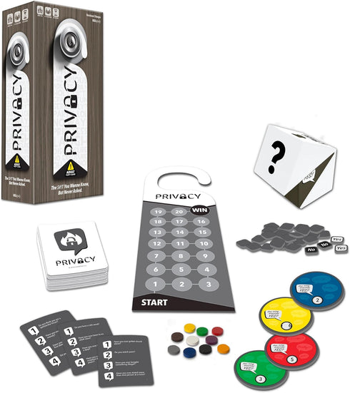 Privacy - Adult Party Game | 18+ Board Game | Fun Drinking Game to play with Friends | Reveal your friends secrets with the hilarious Privacy Card...