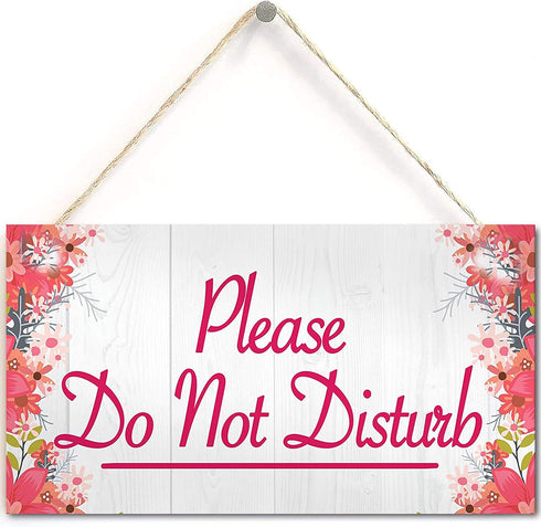TOMATO FANQIE Please Do Not Disturb Therapist Hotel Privacy Hanging Plaque Home Door Gift Sign (US-G065)...