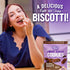 Cooper Street Twice Baked Brownie Chocolate Biscotti Cookies - Light and Crispy Coffee Cookie Bites - Traditional Low Calorie Italian Snacks for A...