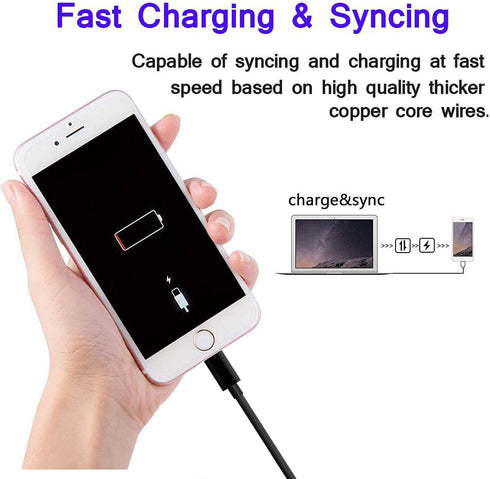 Apple MFi Certified USB C to Lightning Cable 4 FT Charger/Sync for iPhone X/XS/XR/XS Max / 8/8 Plus, (for Use with Type C Chargers) 4FT (Black)......