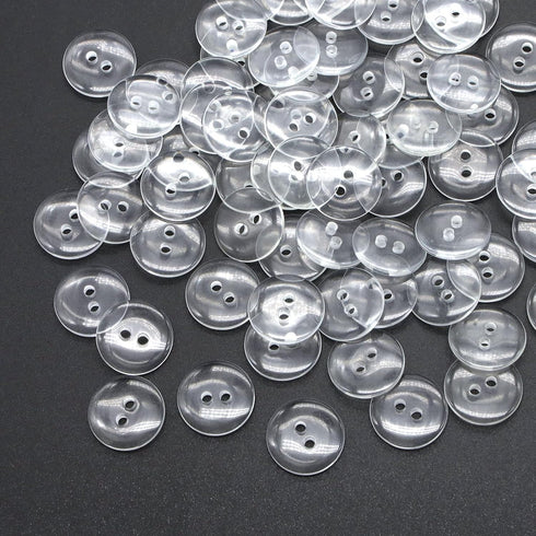 1000 Pieces Resin Buttons 2 Holes Sewing Flatback Button Round Craft Buttons for Sewing, Scrapbooking, DIY Project Sewing Buttons (15mm)...