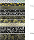 allydrew Decorative Gold Foil Washi Tape Box Set for Arts & Crafts, Scrapbooking, Stationery, Diary (10 Rolls), Midnight...