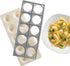 Ravioli Mold with Extra Large 2 1/2 Inch Squares- Authentic Ravioli Tray and Press, Makes 10 Italian Raviolis at a Time, Easy to Use Pasta Maker K...