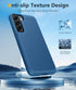 BNIUT for Samsung Galaxy S22 5G Case: Dual Layer Protective Heavy Duty Cell Phone Cover Shockproof Rugged with Non Slip Textured Back - Military P...