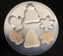New Winter Christmas Cookie Cutter Set-5 Piece-Ugly Sweater, Hat, Mitten, Snowflake, Coffee Mug Cookie Fondant Biscui Cutters for Ugly Vintage Chr...