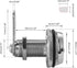 Lpraer Combination Cam Lock Security Locks Set of 2 Password Coded Locks for Safety of Box Cabinet Drawer Mailbox Door Furniture (1-1/8 Inch, Silv...