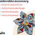 Huxley & Kent Pet Pinwheel | Cocktail Party (Small) | Velcro Collar Accessory for Dogs/Cats | Bow Collar Attachment | Cute, Comfortable Accessory ...